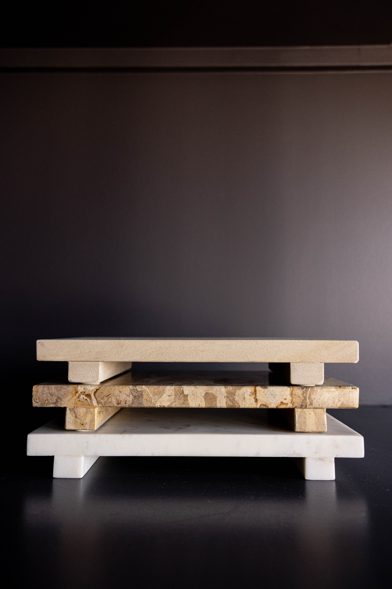 White Marble Trivet Riser